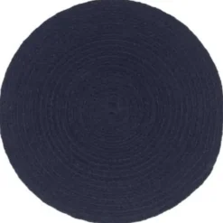 vidaXL - Placemat - Blauw - Katoen - 6 stuks
