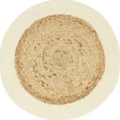 vidaXL - Placemat - Bruin - Katoen - 6 stuks