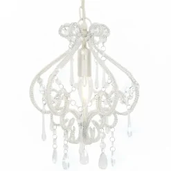 vidaXL - Plafondlamp - Wit - Metaal