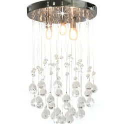 vidaXL - Plafondlamp - Zilver - Metaal