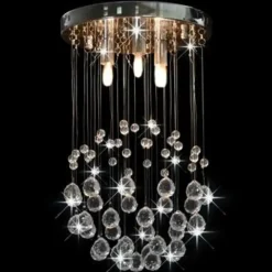 vidaXL - Plafondlamp - Zilver - Metaal