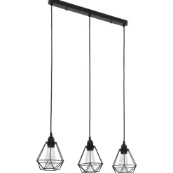 vidaXL - Plafondlamp - Zwart - Metaal