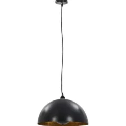 vidaXL - Plafondlamp - Zwart - Metaal - 40 cm - 2 stuks