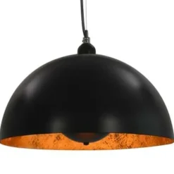 vidaXL - Plafondlamp - Zwart - Metaal - 40 cm - 2 stuks