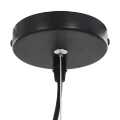 vidaXL - Plafondlamp - Zwart - Metaal - 40 cm - 2 stuks