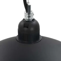 vidaXL - Plafondlamp - Zwart - Metaal - 40 cm - 2 stuks