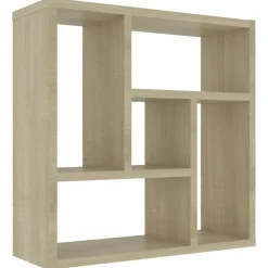 vidaXL - Plank - Bruin - Bewerkt hout