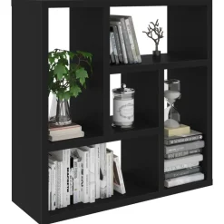 vidaXL - Plank - Zwart - Bewerkt hout