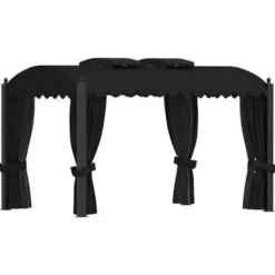 vidaXL - Prieel - Antraciet - Stof