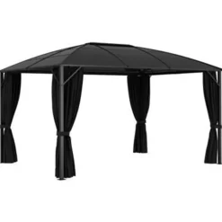 vidaXL - Prieel - Antraciet - Stof