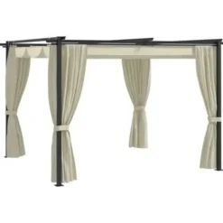 vidaXL - Prieel - Crème - Stof