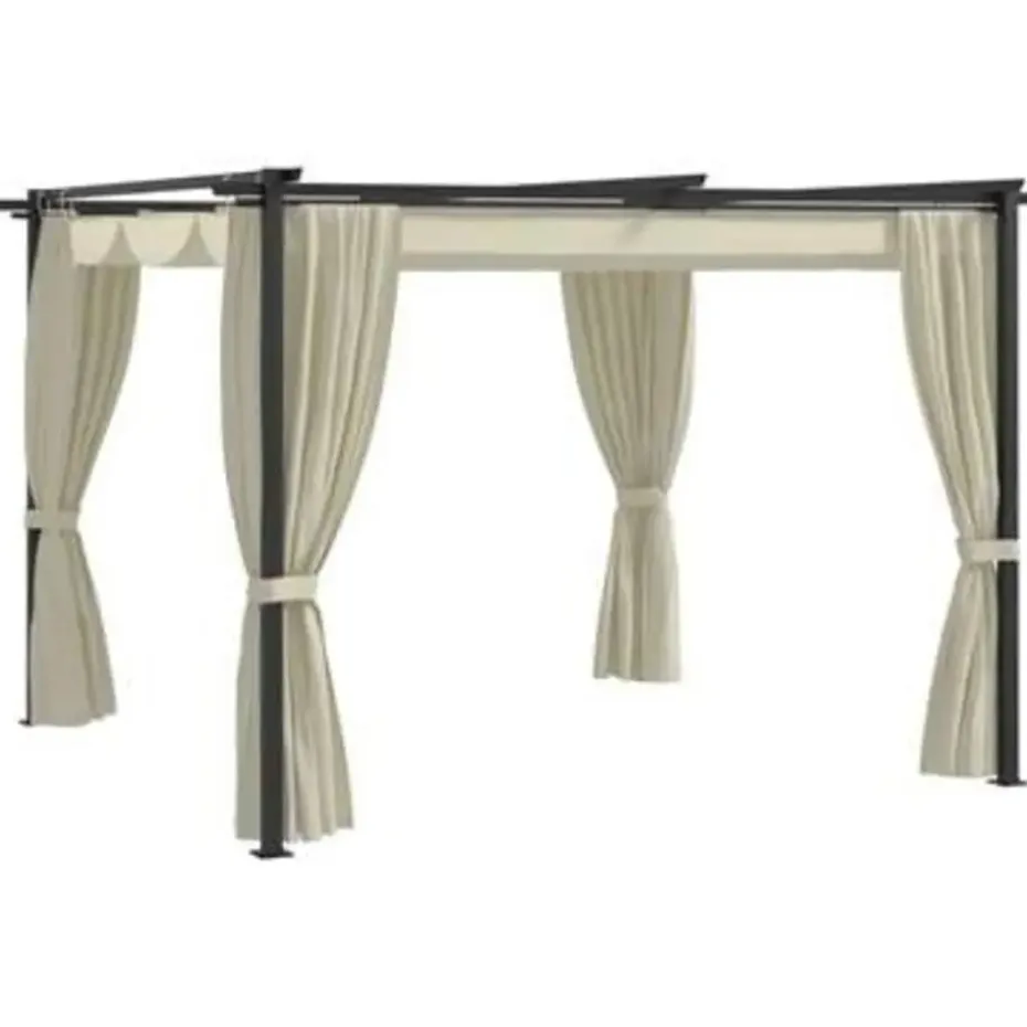 vidaXL - Prieel - Crème - Stof