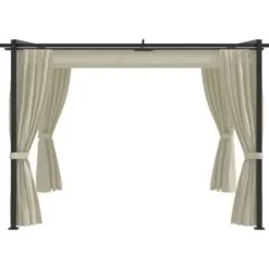 vidaXL - Prieel - Crème - Stof