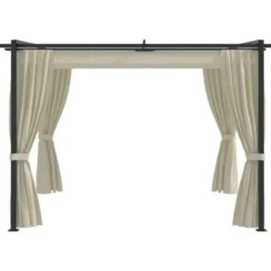 vidaXL - Prieel - Crème - Stof