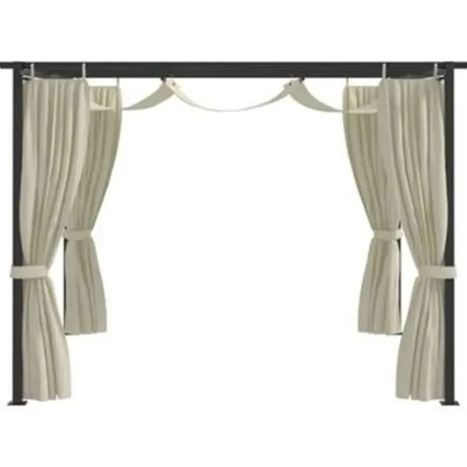 vidaXL - Prieel - Crème - Stof