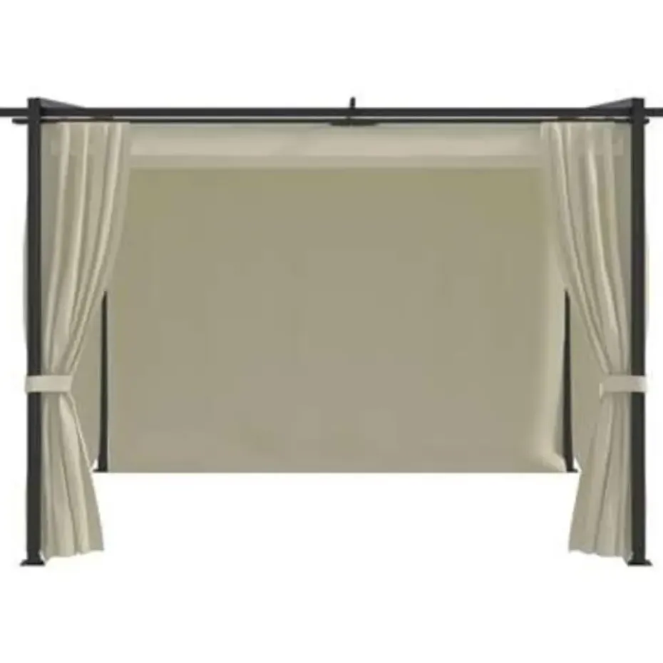 vidaXL - Prieel - Crème - Stof