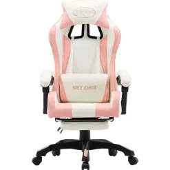 vidaXL - Race Stoel - Roze - Kunstleer