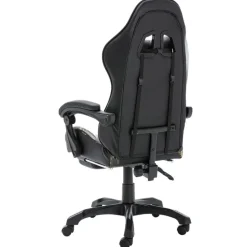 vidaXL - Race Stoel - Zwart - Kunstleer