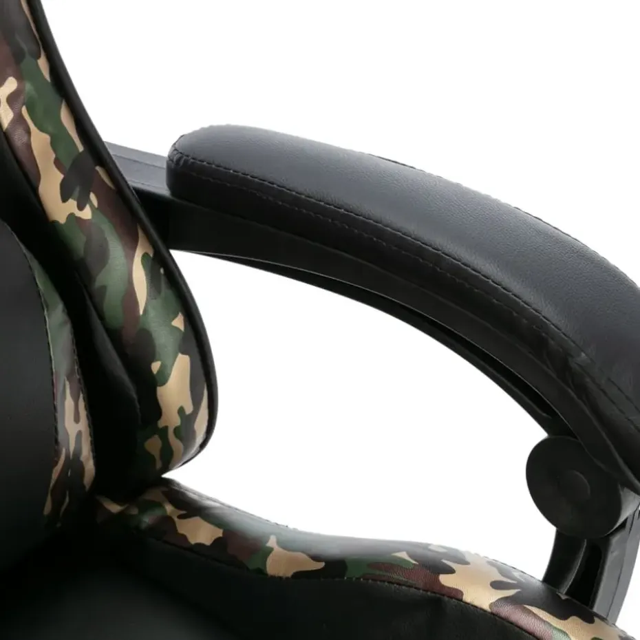 vidaXL - Race Stoel - Zwart - Kunstleer