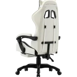 vidaXL - Race Stoel - Zwart - Kunstleer