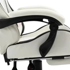 vidaXL - Race Stoel - Zwart - Kunstleer