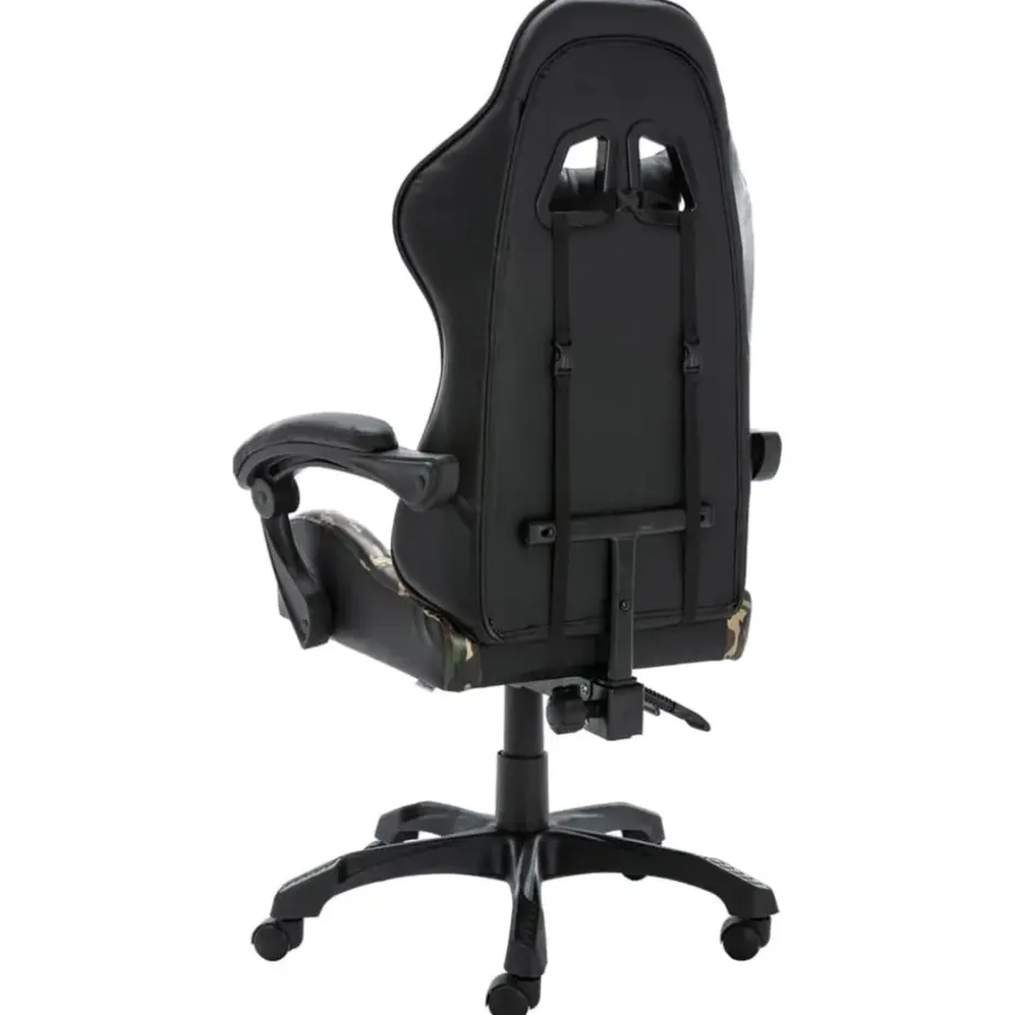 vidaXL - Race Stoel - Zwart - Kunstleer