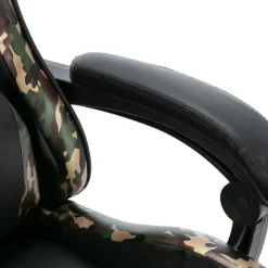 vidaXL - Race Stoel - Zwart - Kunstleer