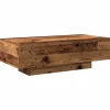 vidaXL - Rechthoekige Salontafel - Oud hout - Bewerkt hout - 100x49.5x31 cm