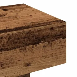 vidaXL - Rechthoekige Salontafel - Oud hout - Bewerkt hout - 100x49.5x31 cm