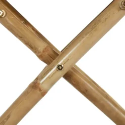 vidaXL - Regisseursstoel - Rood - Bamboe en stof - 2 stuks - Inklapbaar