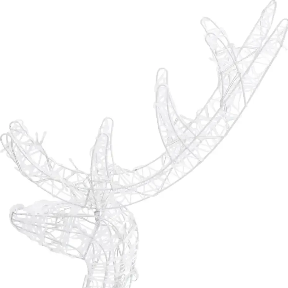 vidaXL - Rendier Kerstdecoratie - Multicolour - 70 x 41 x 120 cm