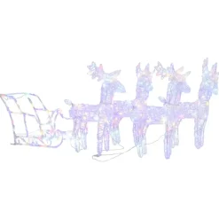 vidaXL - Rendieren En Slee Kerstversiering - Multicolour