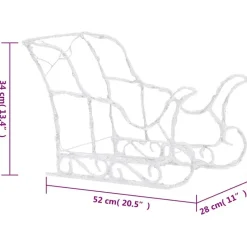 vidaXL - Rendieren En Slee Kerstversiering - Multicolour