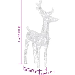 vidaXL - Rendieren En Slee Kerstversiering - Multicolour