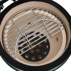 vidaXL - Rokersbarbecue - Groen - Keramiek