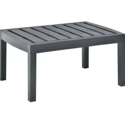 vidaXL - Salontafel - Antraciet - Kunststof