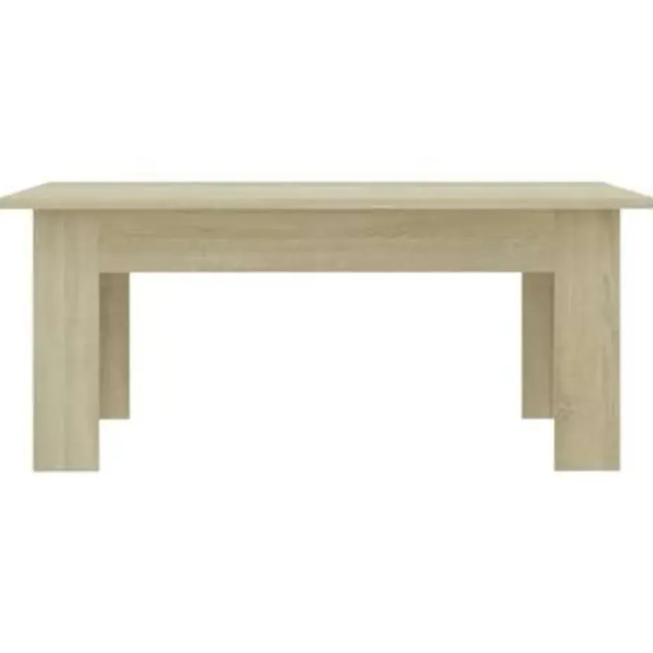 vidaXL - Salontafel - Bruin - Bewerkt hout - 100 x 60 x 42 cm