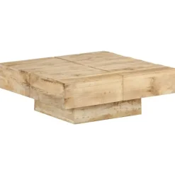 vidaXL - Salontafel - Bruin - Hout - 80 x 80 x 28 cm
