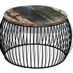 vidaXL - Salontafel - Bruin - Hout - 68 x 37 cm