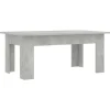 vidaXL - Salontafel - Grijs - Bewerkt hout - 100 x 60 x 42 cm