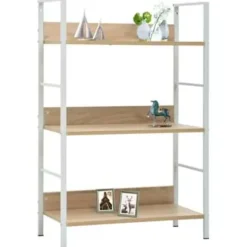 vidaXL - Schappenkast - Bruin - Bewerkt hout