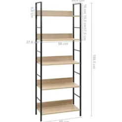 vidaXL - Schappenkast - Bruin - Bewerkt hout