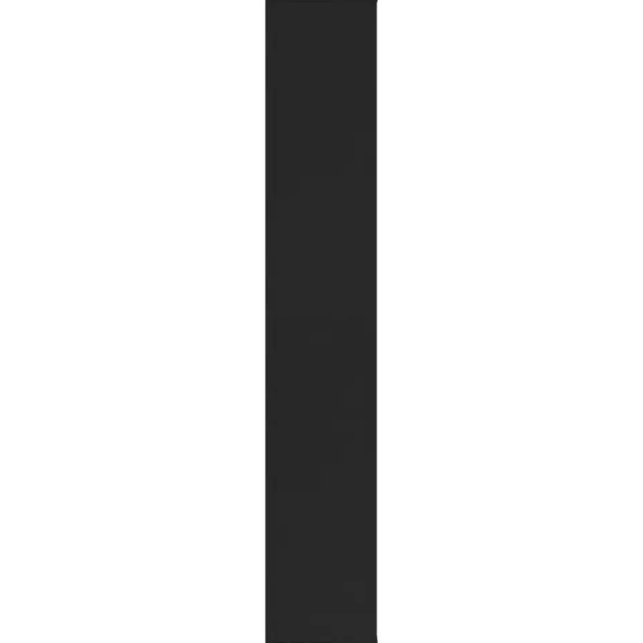 vidaXL - Scheidingswand - Zwart - Bewerkt hout