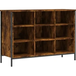 vidaXL - Schoenenkast - Bruin - Bewerkt hout