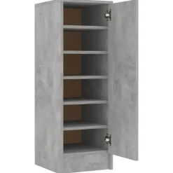 vidaXL - Schoenenkast - Grijs - Bewerkt hout - 31.5 x 35 x 92 cm