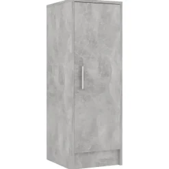 vidaXL - Schoenenkast - Grijs - Bewerkt hout - 31.5 x 35 x 92 cm