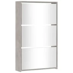 vidaXL - Schoenenkast - Grijs - Bewerkt hout