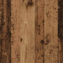 vidaXL - Schoenenkast - Oud hout - Bewerkt hout - 22 paar - 54x34x183 cm