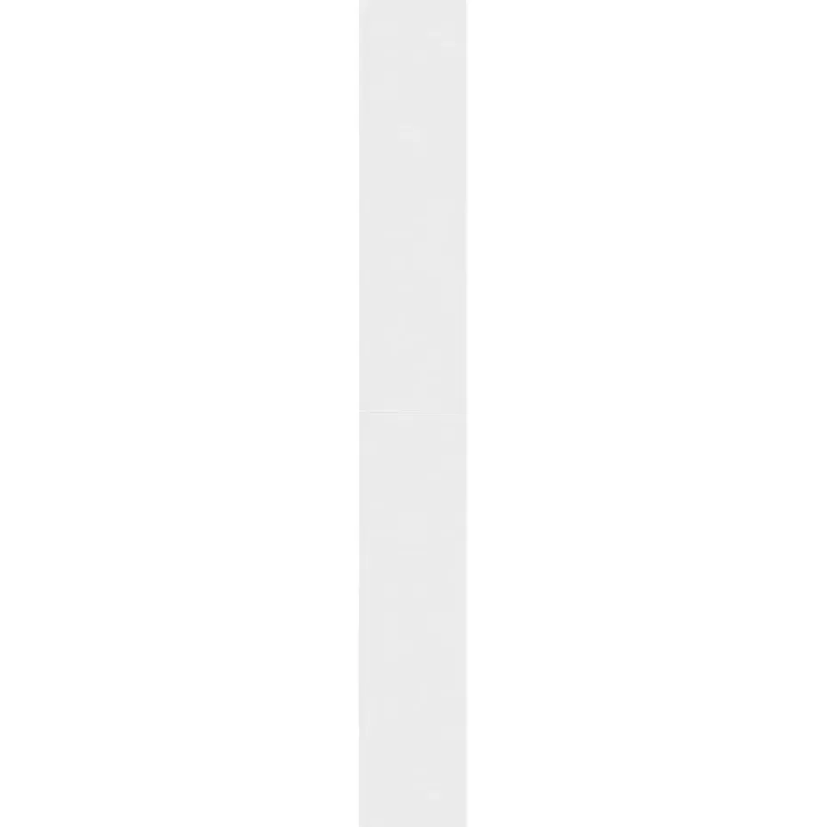 vidaXL - Schoenenkast 8 paar met 4 kleppen - Wit - Bewerkt hout - 60x21x163.5 cm