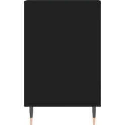 vidaXL - Schoenenkast 10 paar met metalen poten - Zwart - Hout - 102x36x60 cm